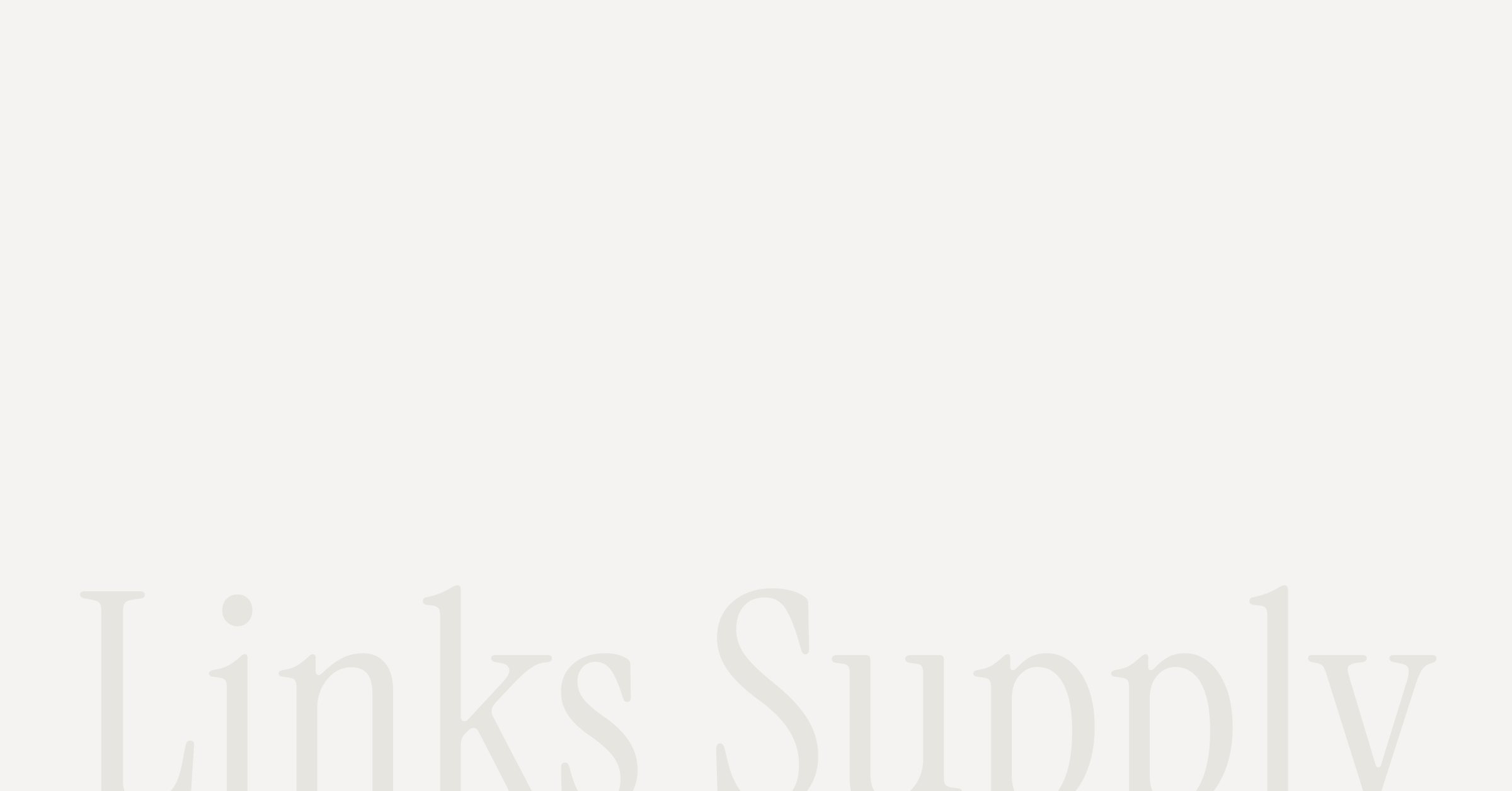 Links Supply - Apr 17, 2026